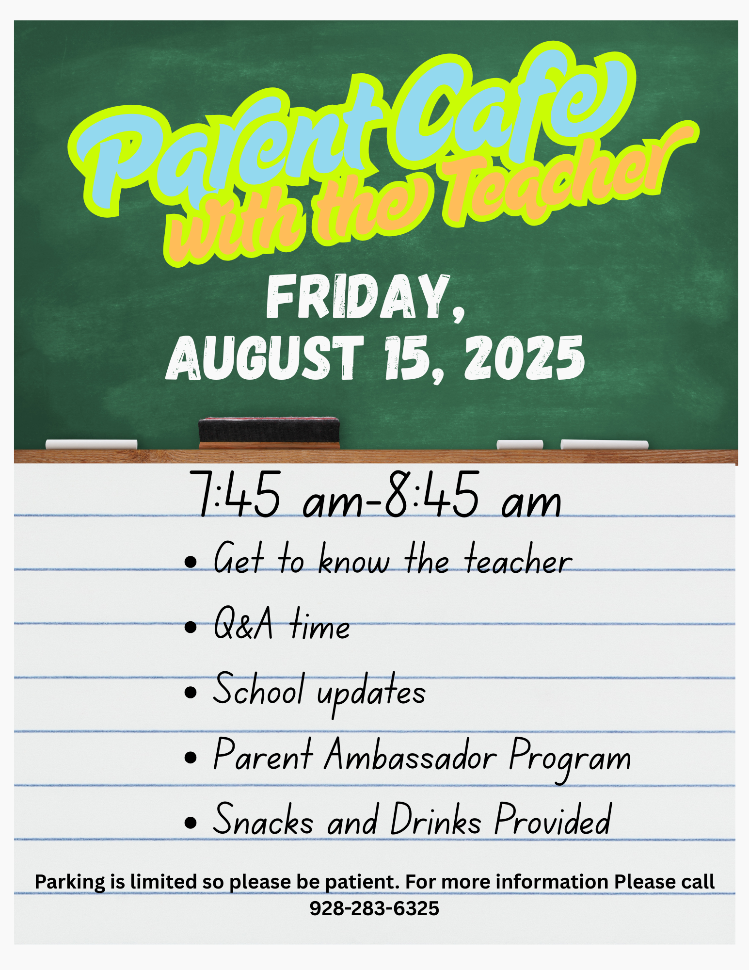parent cafe orientation